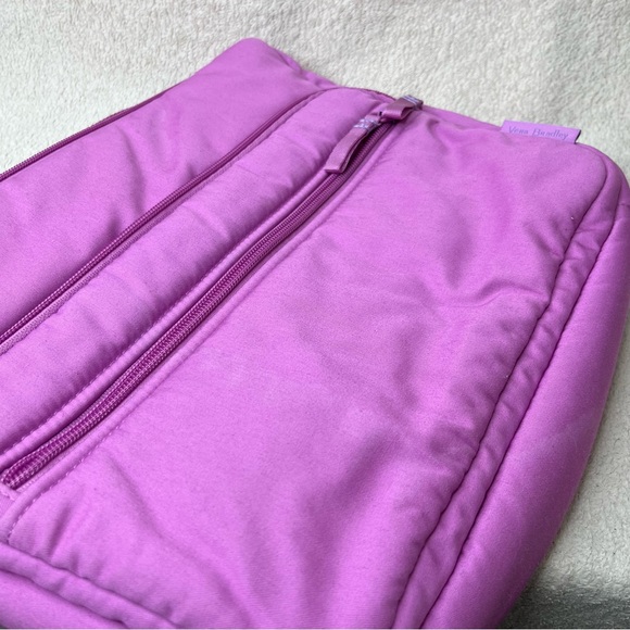 Vera Bradley Utility Crossbody Purse Bag-Recycled Cotton-Rich Orchid Pink-Floral - Picture 9 of 11